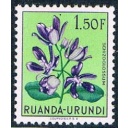 Ruanda Urundi 124 Unused Flower Schizoglossum 1953 (R0242)+