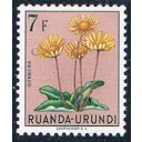 Ruanda Urundi 129 Unused Flower Gerbera 1953 CV 1.10 (R0243)+
