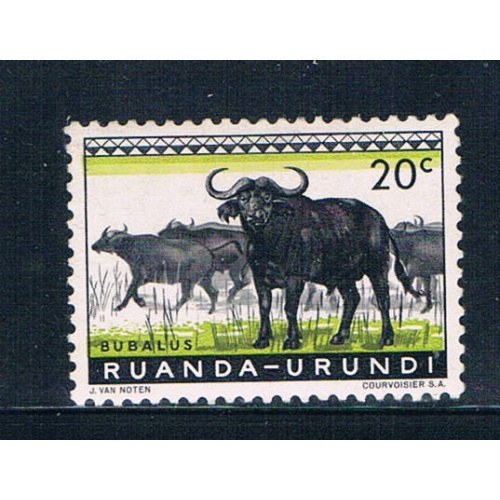 Ruanda Urundi 138 Unused Cape Buffaloes 1959 (R0261)+