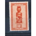 Ruanda Urundi 90 MLH Ndoha tribal king 1948 (R0955)+