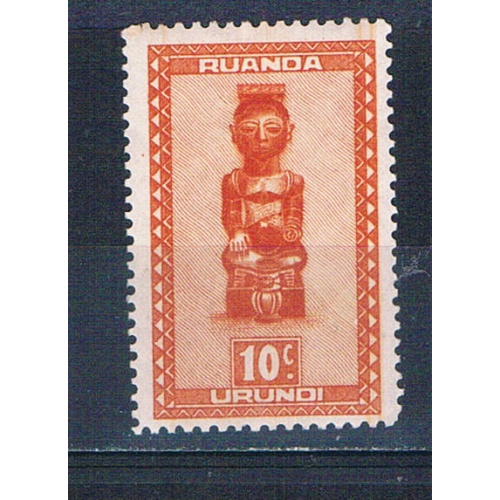 Ruanda Urundi 90 MLH Ndoha tribal king 1948 (R0955)+