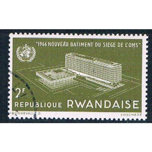 Rwanda 161 Used Opening of WHO HQ ll (R0280)+