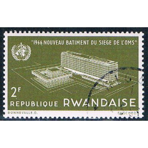 Rwanda 161 Used Opening of WHO HQ lr (R0282)+
