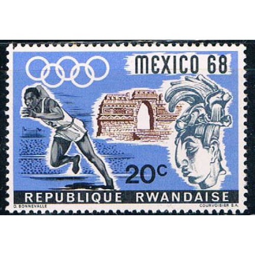 Rwanda 250 Unused Sprinter (R0351)+