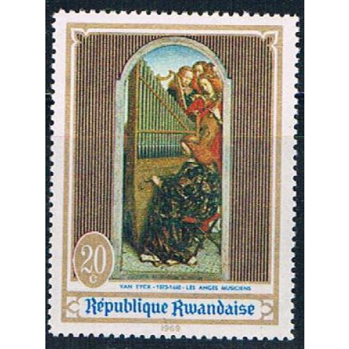 Rwanda 281 Unused Painting Angels Concert (R0330)+
