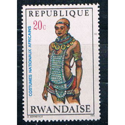 Rwanda 343 Unused Tharaka Meru Woman (R0377)+