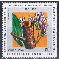Rwanda 367 Unused Cinchona flower (R0390)+