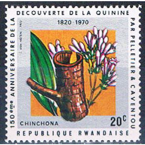 Rwanda 367 Unused Cinchona flower (R0390)+