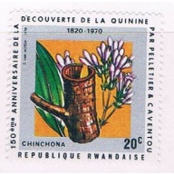Rwanda 367 Unused Flower and bark 1970 (R0548)