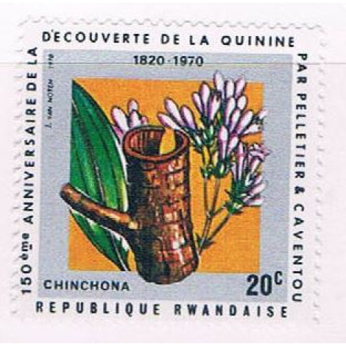 Rwanda 367 Unused Flower and bark 1970 (R0548)