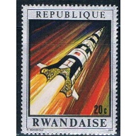 Rwanda 373 Unused Apollo spaceship (R0268)+
