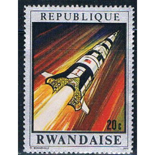 Rwanda 373 Unused Apollo spaceship (R0268)+