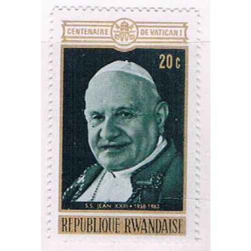 Rwanda 391 Unused Pope John XXIII 1970 (R0551)