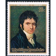 Rwanda 408 Unused Beethoven Portrait (R0302)+