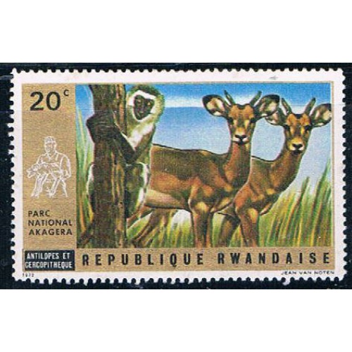 Rwanda 444 Unused Antelopes (R0357)+