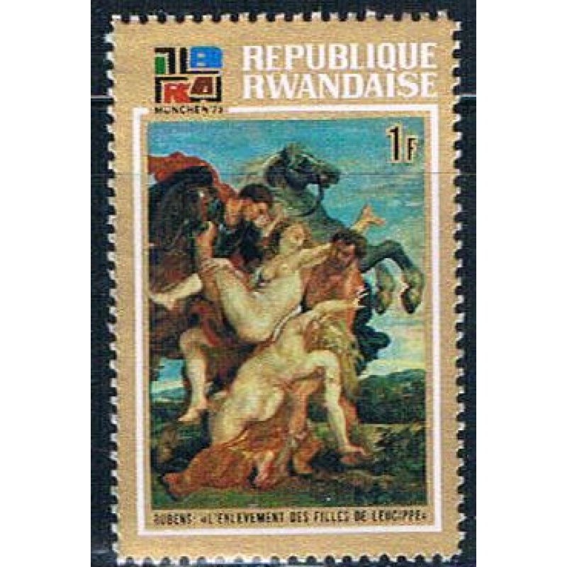Rwanda 526 Unused Painting abduction of daughters (R0321)+