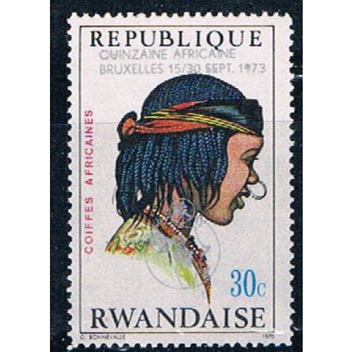 Rwanda 551 Unused Toubou Woman (R0375)
