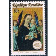 Rwanda 596 Unused Painting Virgin and Child (R0315)+
