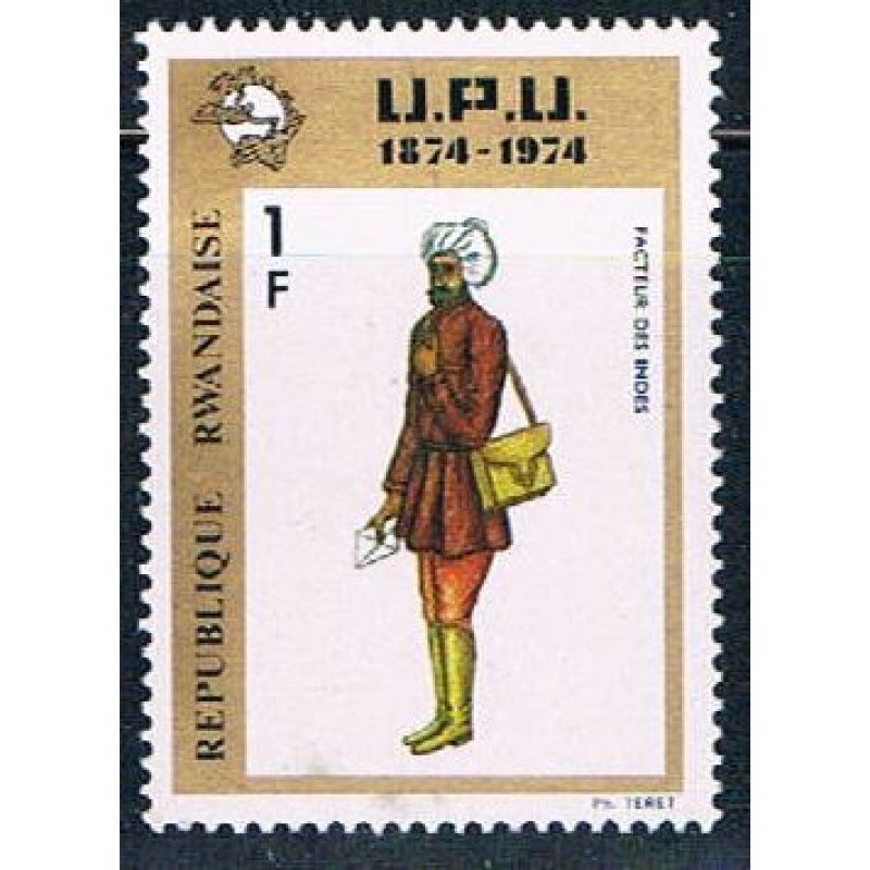 Rwanda 605 Unused Indian messenger (R0294)