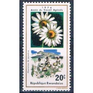 Rwanda 632 Unused Flower Pyrethrum (R0386)+
