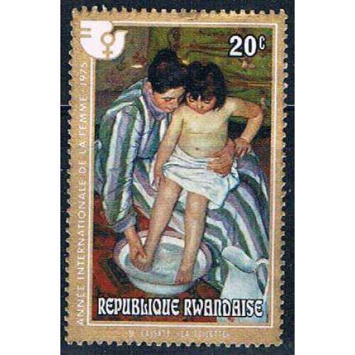 Rwanda 665 Unused Painting The Bath (R0325)+