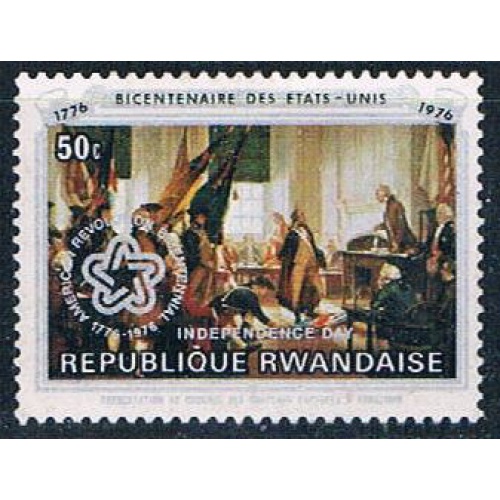 Rwanda 724 Unused Painting Colors at Yorktown (R0335)+