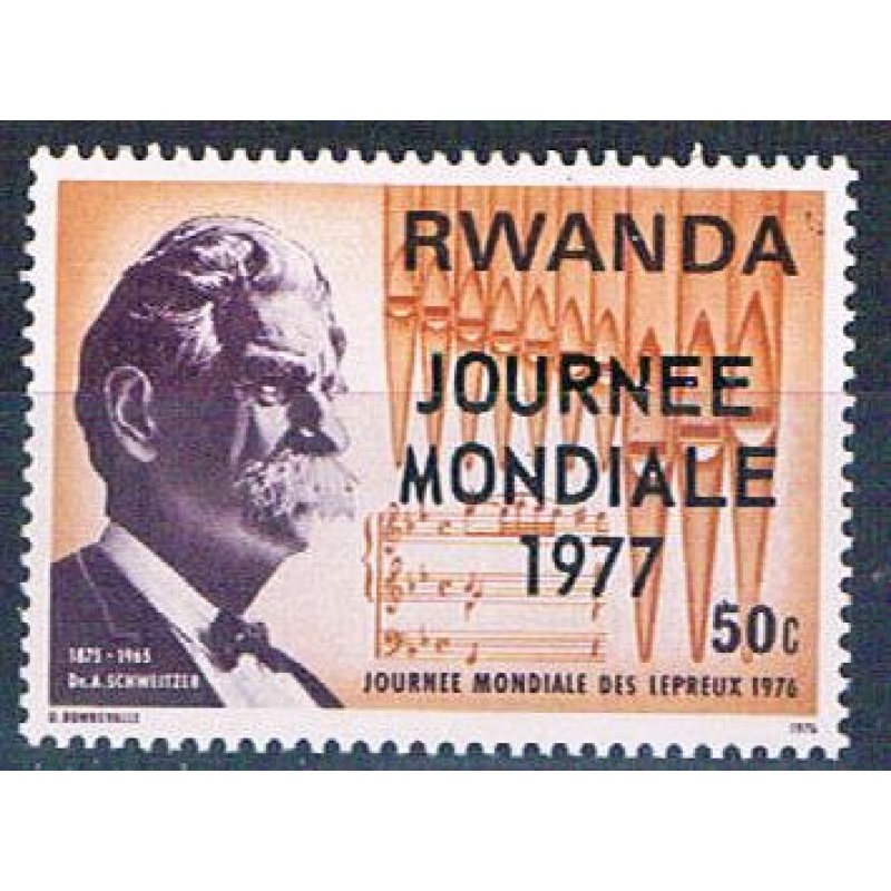 Rwanda 790 Unused Albert Schweitzer 1965 (R0409)+