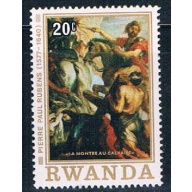 Rwanda 819 Unused Painting Road to Calvery (R0322)+