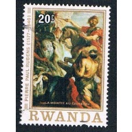 Rwanda 819 Used Painting Road to Calvery 1977 (BP27516)