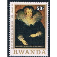 Rwanda 821 Unused Painting Marie de Medicis (R0324)+