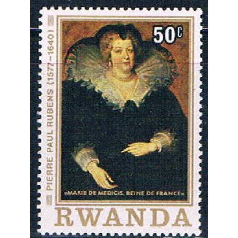 Rwanda 821 Unused Painting Marie de Medicis (R0324)+