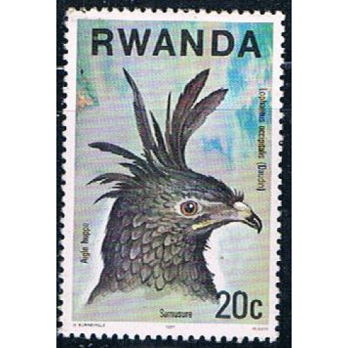 Rwanda 828 Unused Crested Eagle (R0370)+