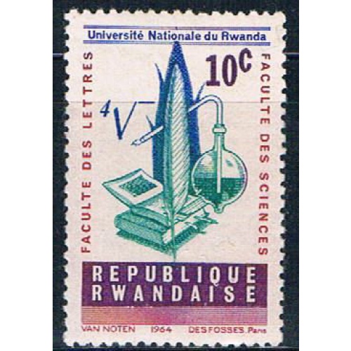 Rwanda 84 MNG Quill Books and report (R0264)+