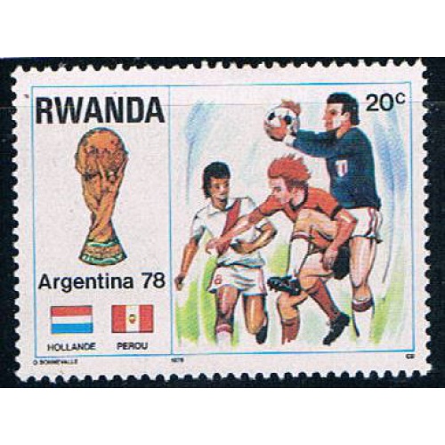 Rwanda 879 Unused Soccer Players (R0342)+