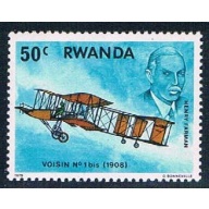 Rwanda 885 Unused Wright Brothers Flyer (R0270)+