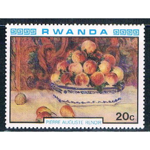 Rwanda 983 Unused Painting Still Life (R0327)+
