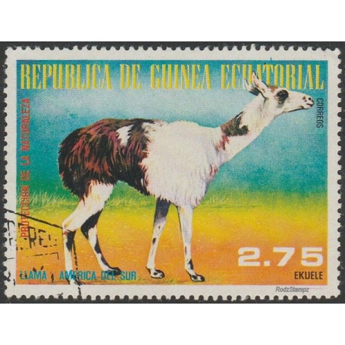 Equatorial Guinea 1977 Sc#77-115 2.75e Llama UNUSED-VF-OG-H.