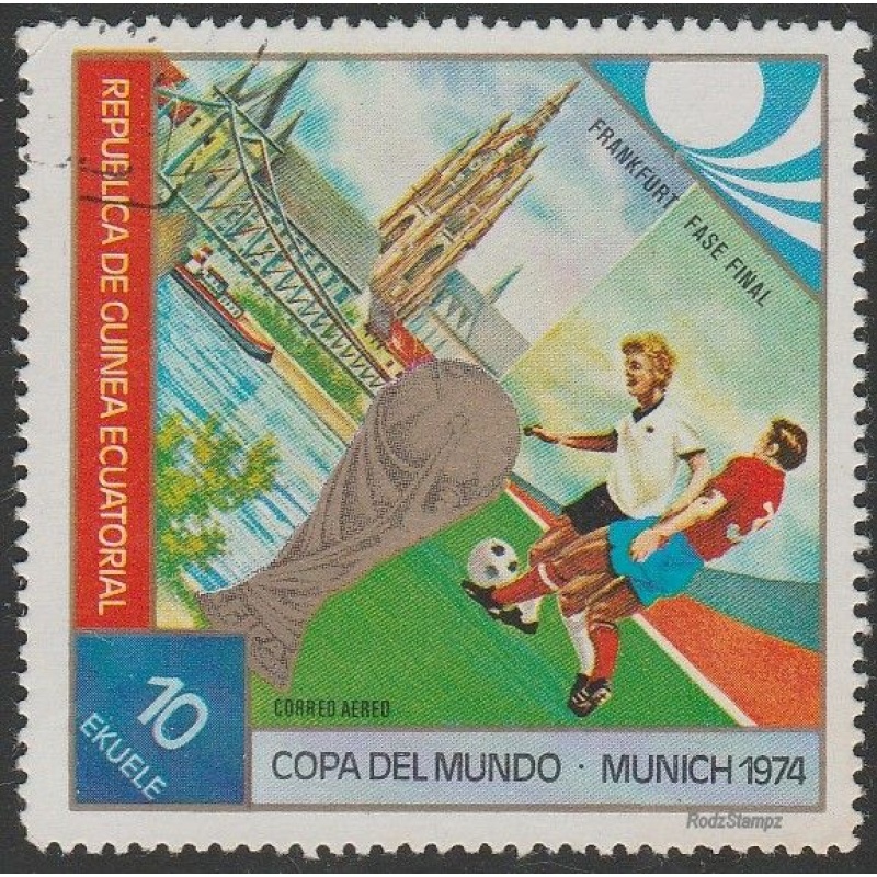 Equatorial Guinea 1974 Sc#74-29 10e World Cup Football Munich UNUSED-VF-OG-HM.