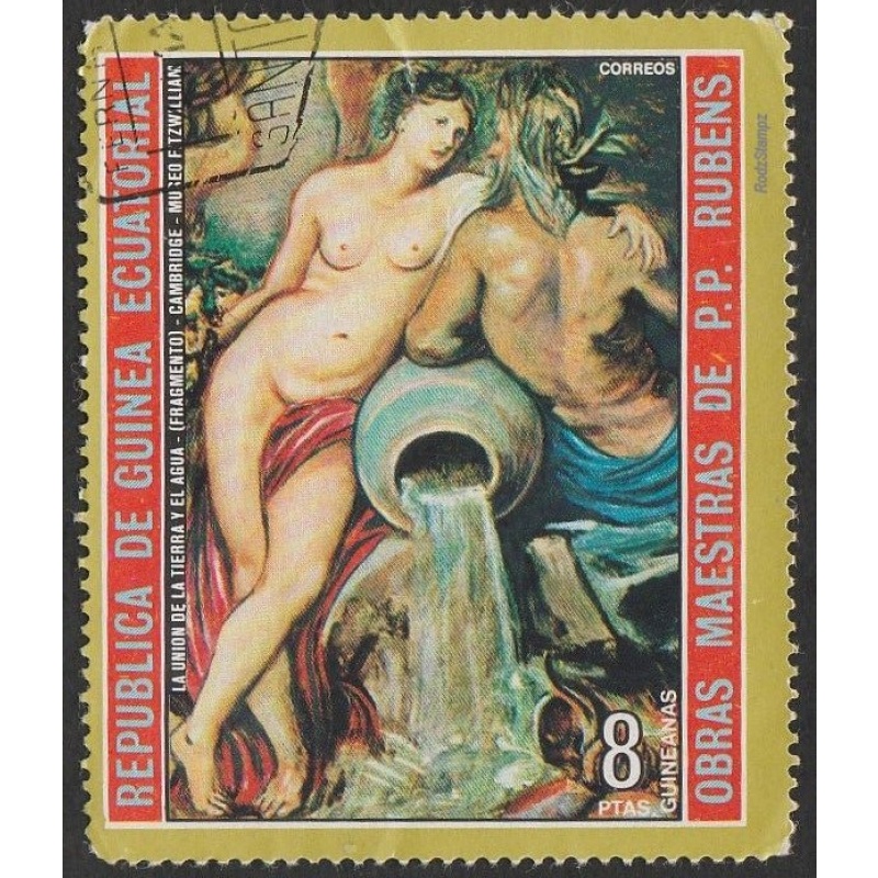 Equatorial Guinea 1973 Sc#73-98 8p Rubens Painting UNUSED-VG-OG-HM.