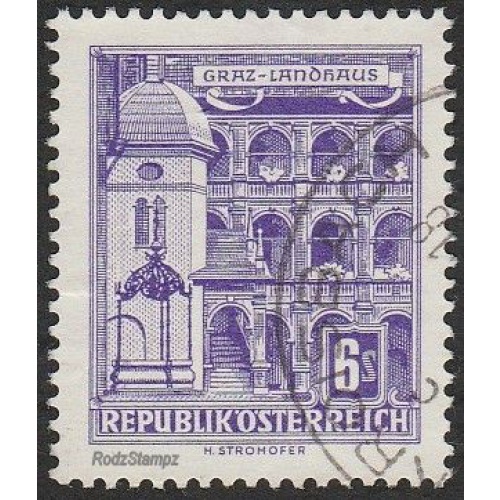 Austria 1960 Sc#629 6s Graz Landoraus USED-VF-LHM.