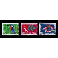 Switzerland 473-475 MNH