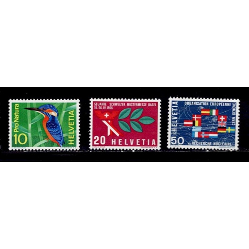 Switzerland 473-475 MNH
