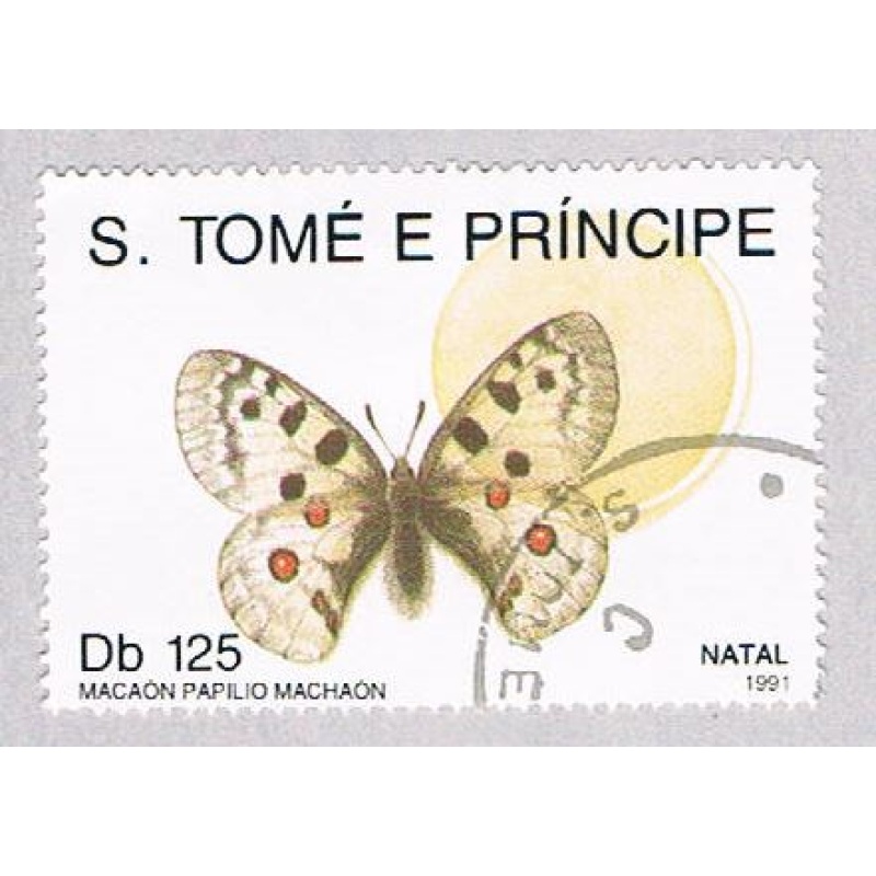 Saint Thomas and Prince Is 1037 Used Butterfly CV 1.75 (BP1918)
