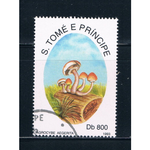Saint Thomas and Prince Is 1126 Used Mushrooms ll (GI0330)+