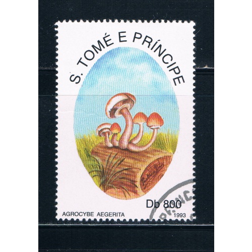 Saint Thomas and Prince Is 1126 Used Mushrooms lr (GI0329)+