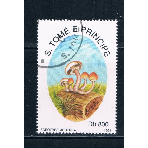 Saint Thomas and Prince Is 1126 Used Mushrooms ul (GI0331)+