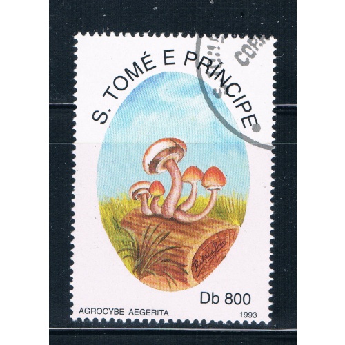 Saint Thomas and Prince Is 1126 Used Mushrooms ur (GI0332)+