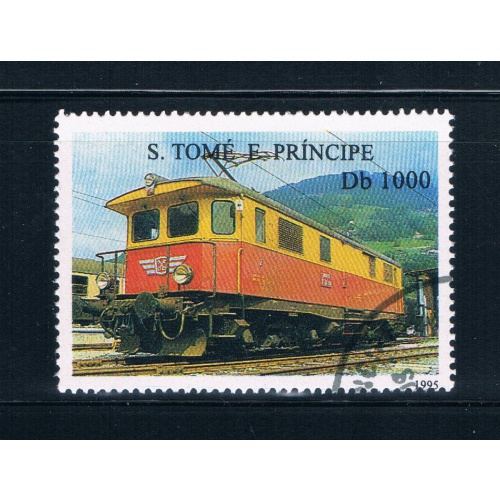 Saint Thomas and Prince Is 1204 Used Electric train engine (GI0378)+