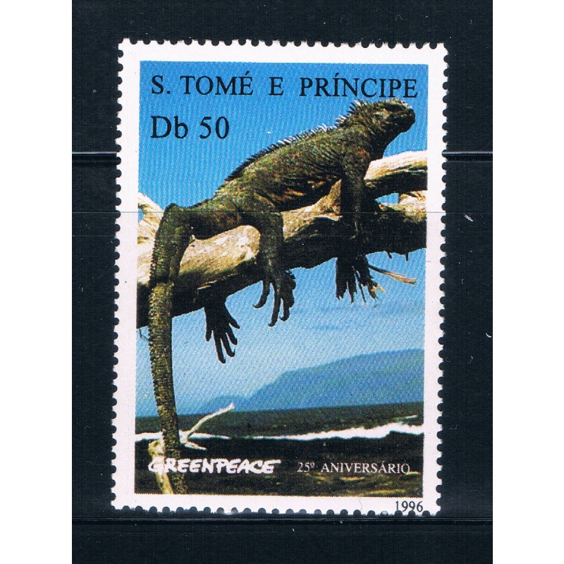 Saint Thomas and Prince Is 1238 Unused Iguana CV 3.65 (S0674)+