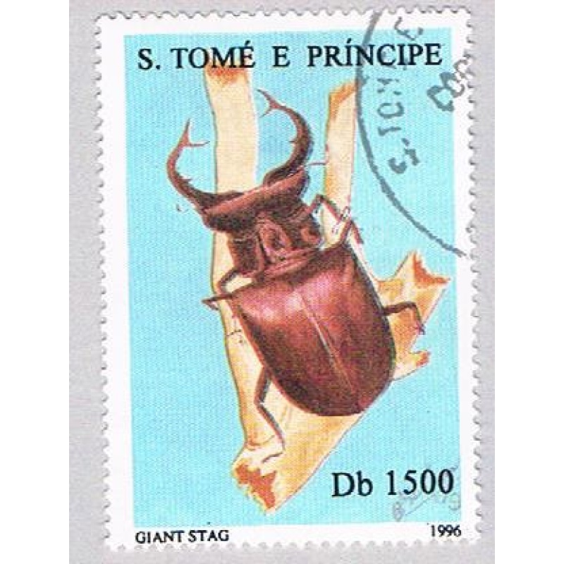 Saint Thomas and Prince Is 1287d Used Giant stag CV 4.00 (BP20811)